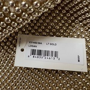 Logan Jessica McClintock gold purse